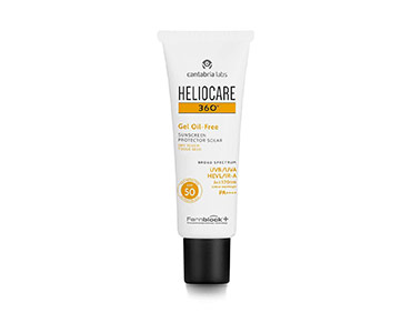 Derma products. Heliocare 360 gel oil free SPF 50