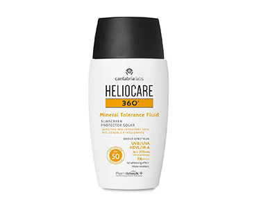 Derma products. Heliocare 360 Mineral tolerance fluid SPF 50