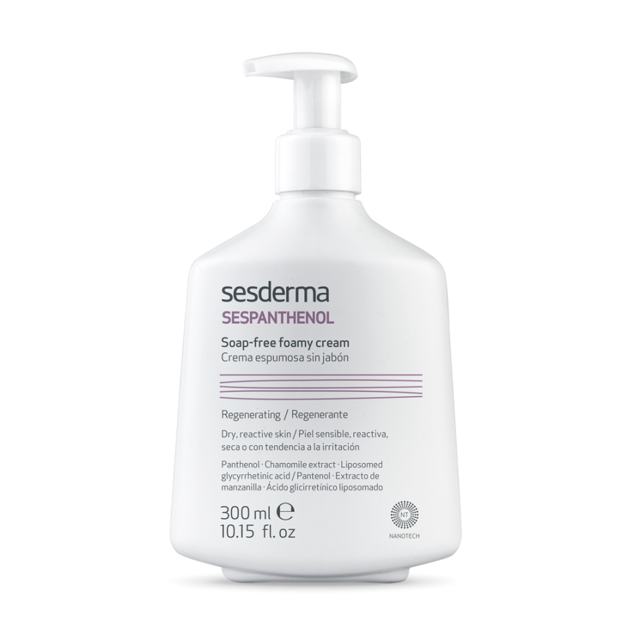 Facial and body cleanser for sensitive skin that has suffered aggressions. Deep cleaning without damaging the skin.